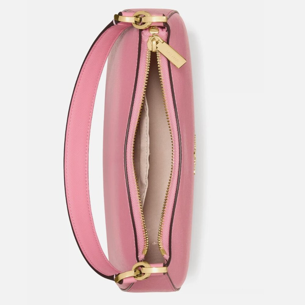 New Kate Spade Paige Shoulder Bag Saffiano Leather Grapefruit Soda - Picture 5 of 6